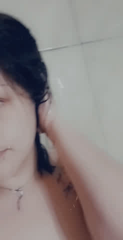 amateur bath bathtub boobs cute natural tits onlyfans shower tits gif