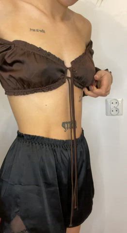 Skinny Small Tits Tits gif