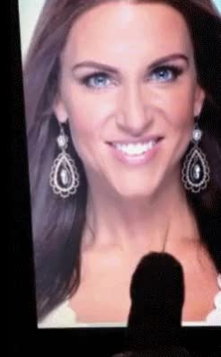 Covered Stephanie McMahon in my cum