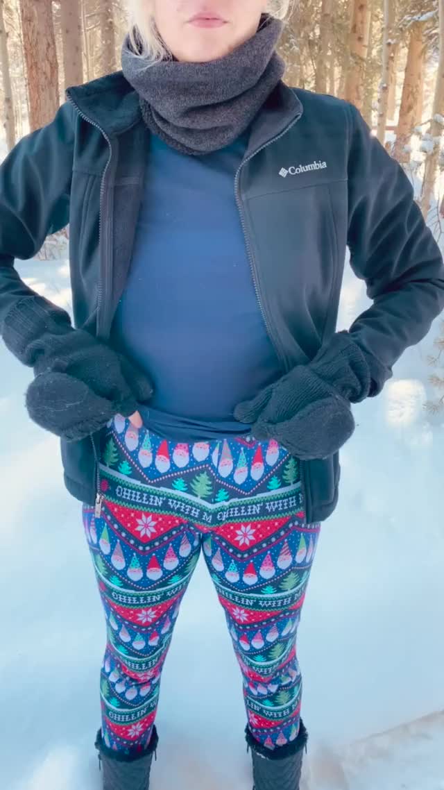 It was a cold one but worth it for my first drop! ❄️