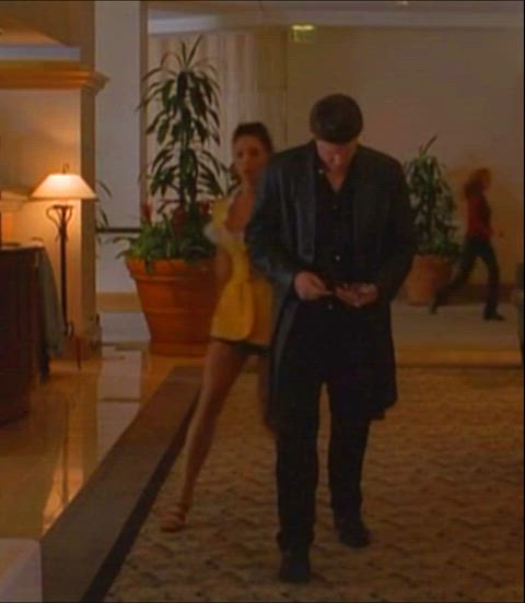 celebrity charisma carpenter legs gif