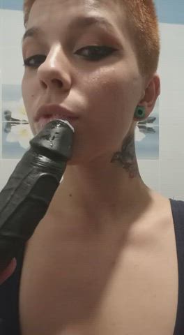 In the morning I confused my toothbrush with my dildo... The main thing is that not