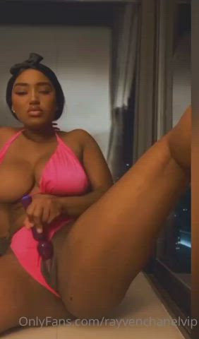 amateur ebony solo gif