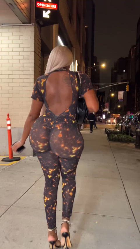 big ass booty ebony fake ass solo thick gif