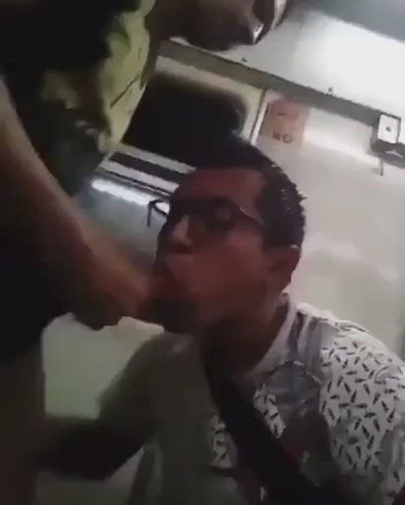 Cum In Mouth Gay Public gif