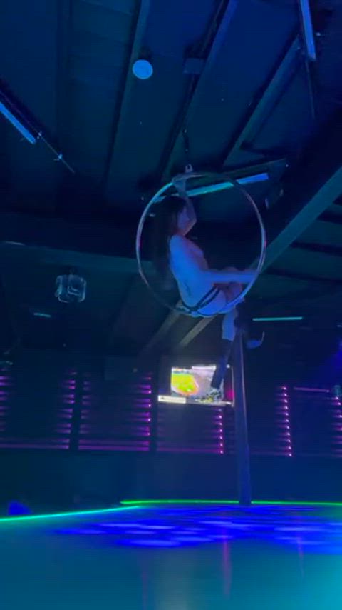 ass boobs brunette dancing nsfw natural tits petite thick-booty gif