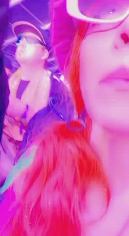 club exhibitionist festival flashing nightclub teen teens gif