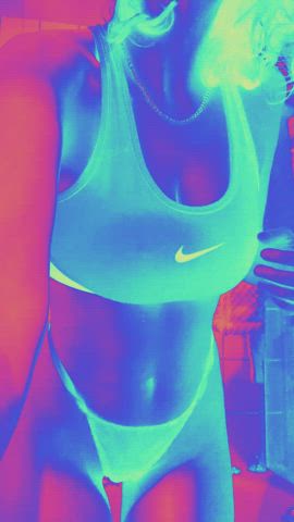 Amateur Big Tits Titty Drop gif