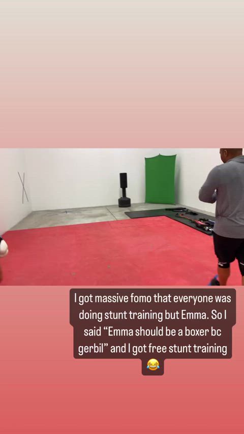 blonde celebrity sports bra gif