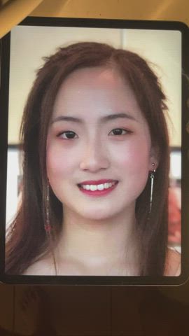 Asian Cumshot Tribute gif