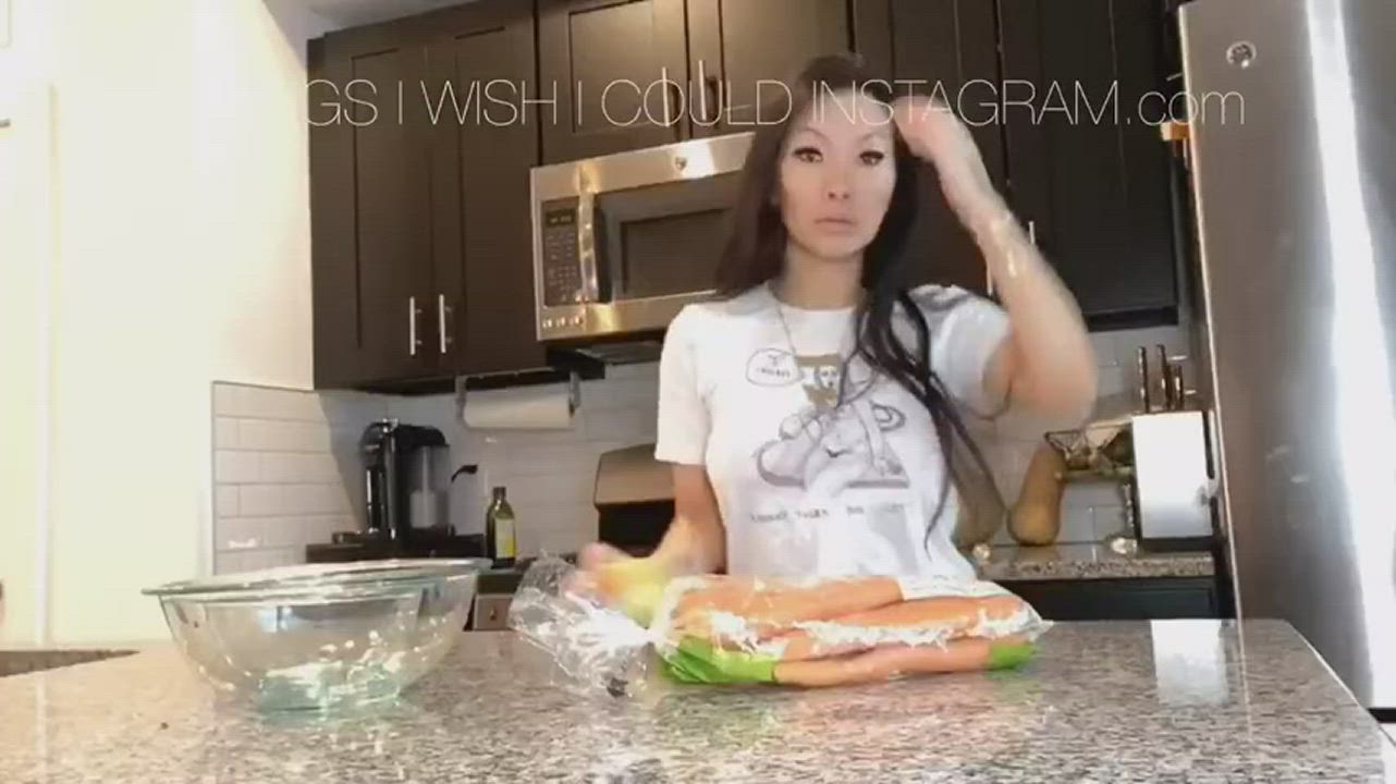 Asa in the kitchen