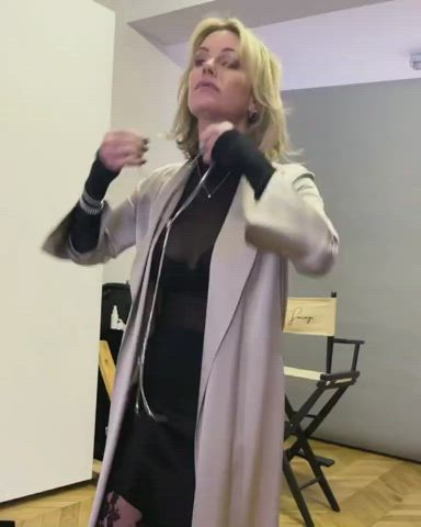 Blonde Canadian Women gif