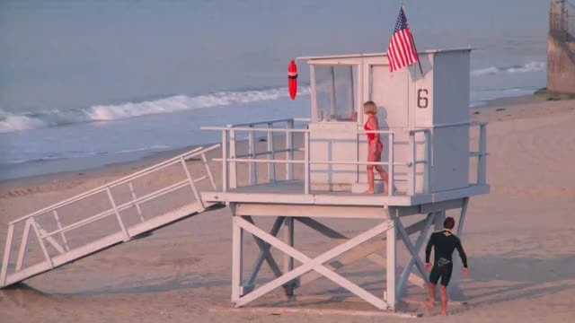 Nicole Eggert - Baywatch - S3E17, S3E20 & S3E21 - backstory in red swimsuit on