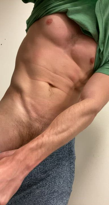 Watch me free my cock after a long day