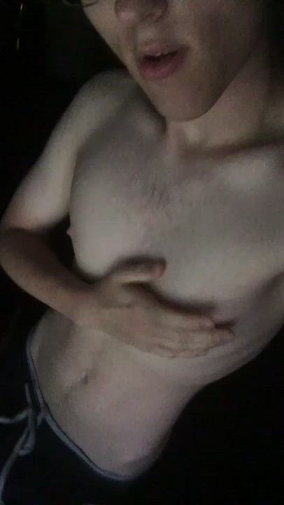 Nerd Solo Stripping Top Twink gif