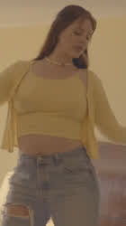 Braless Pokies Stripper gif