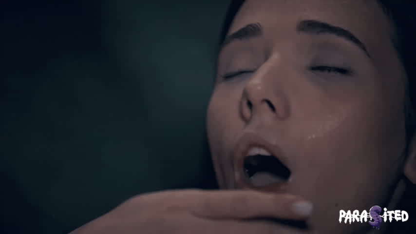 cum lesbian lesbians licking saliva gif