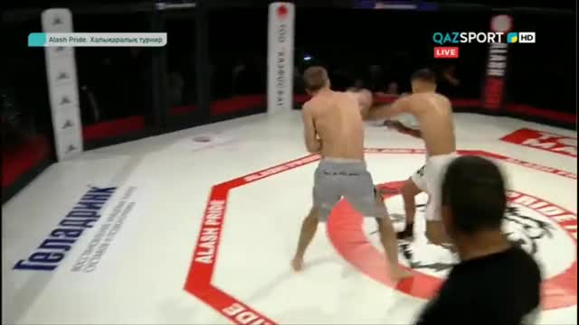 Alexander Volodin nice KO at Alash-Pride FC: Battle in the Taraz