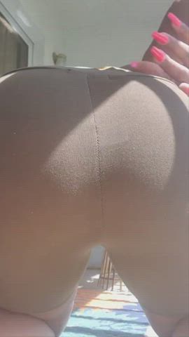 Camel Toe Close Up Ebony gif