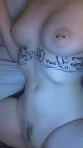 Girlfriend Homemade Masturbating Pussy Tattoo Porn GIF