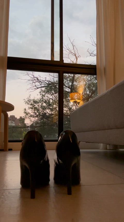 domme feet feet fetish fishnet goddess heels legs long legs sexy gif