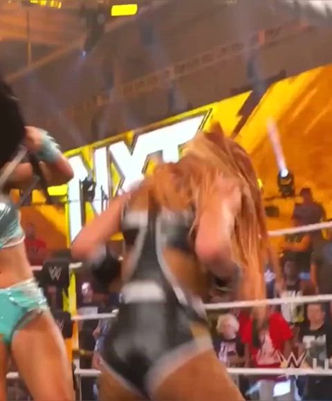 ass milf wrestling gif