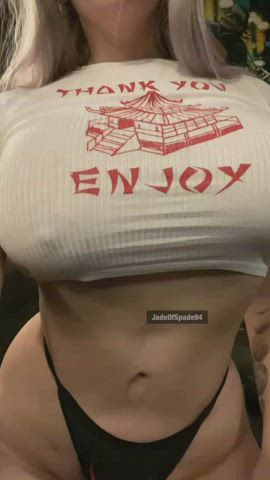 boobs curvy hotwife hourglass pawg swinger thick tits wife gif