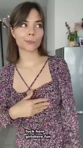 cumshot dildo doggystyle hardcore interracial kissing latina tits vibrator gif