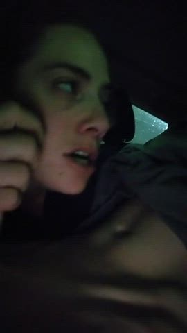 blowjob car public gif