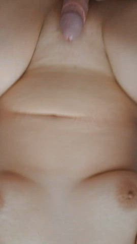 Nothing better than watching Daddy's thick cock slide inside me [OC]