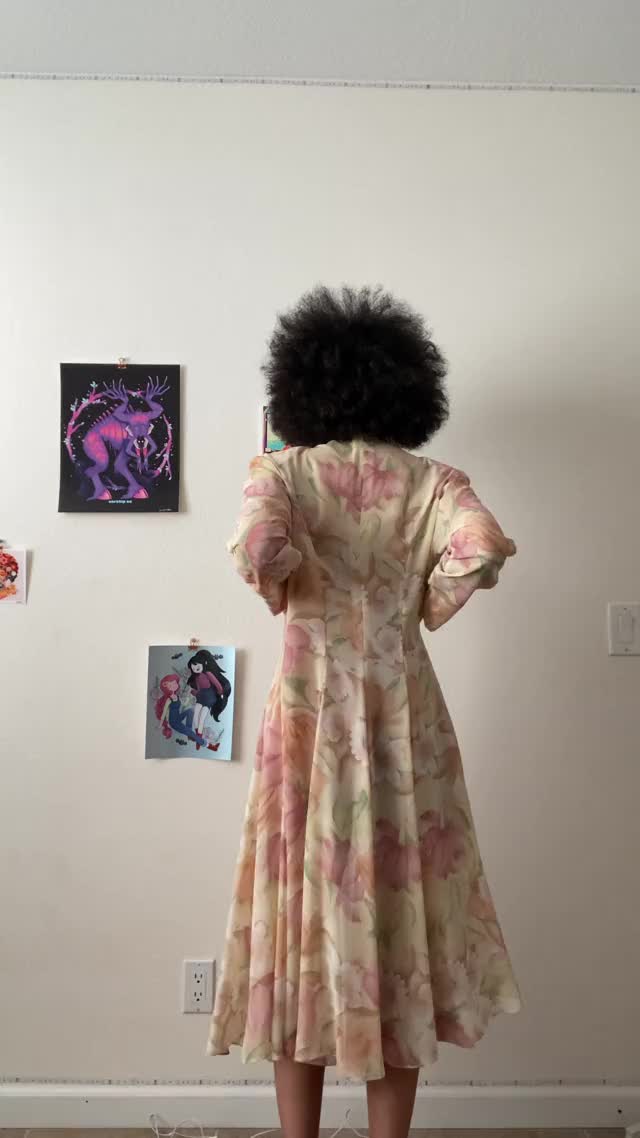 Petite ebony strip tease