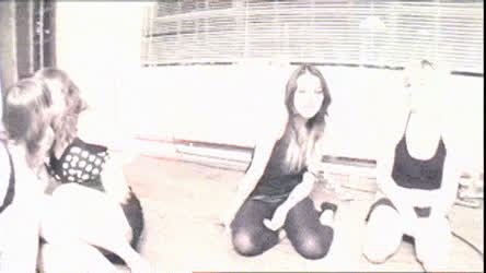 Group Kissing Lesbian gif