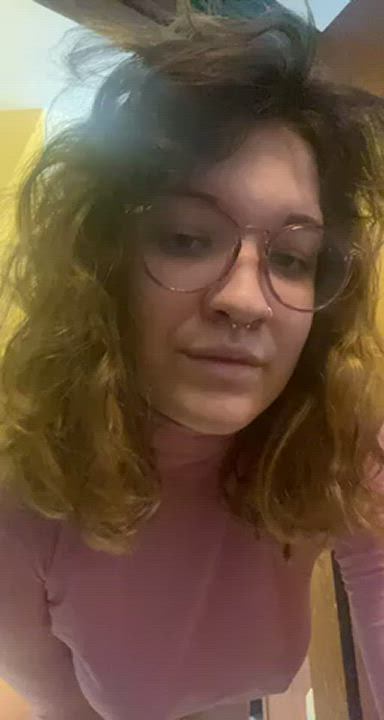 Glasses Nipple Piercing Titty Drop gif