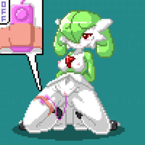 anime hentai monster girl pixelated solo vibrator gif
