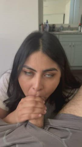A little quick one b4 work 🤪Love how wifey rolls her eyes back 🥵🥵