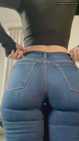 you see my ass stuffed in these jeans, would your dick get harder if you knew my