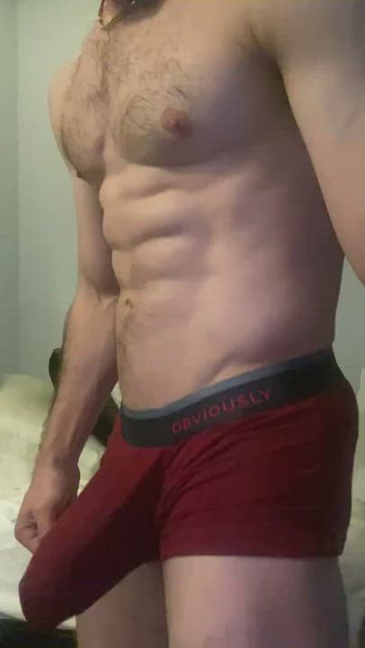 First post hera and kinda nervous. I hope you like it my bulge and little show (: