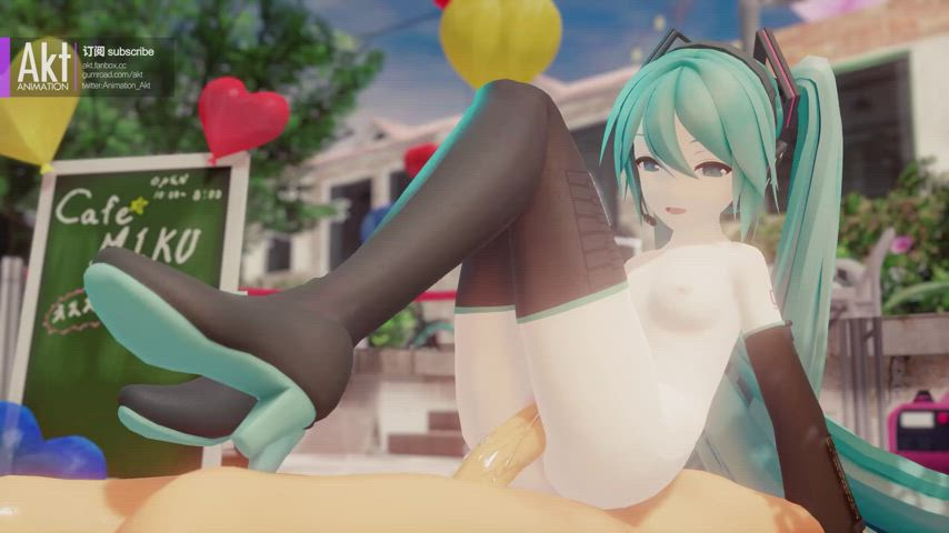 Vocaloid Hatsune Miku For Your Birthday Present <3 3D Hentai