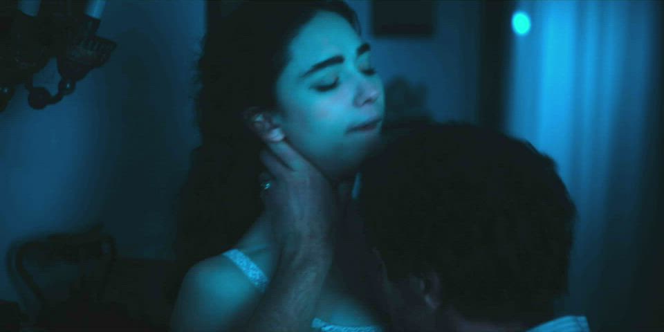 bed sex brunette cunnilingus sex gif