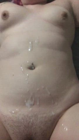 She loves (f)ucking while covered in (m)y cum