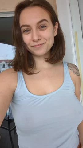 Flashing on the hotel balcony