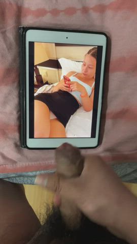 Cumshot Tribbing Tribute gif