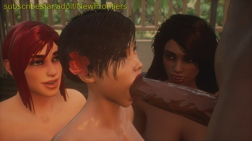 Big JUICY facial cumshot for smol Asian girl (scene from Little Red's Pink Pussy