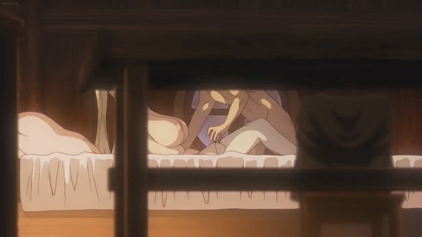 anime big tits fantasy futanari groping hentai kissing nipple play tits gif
