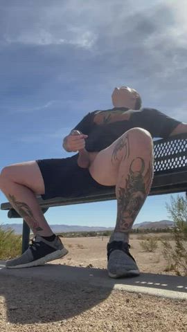 Just enjoying the weather!
