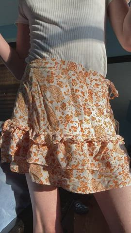 Big Dick Skirt Trans gif