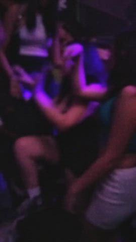dancing grinding teen upskirt gif