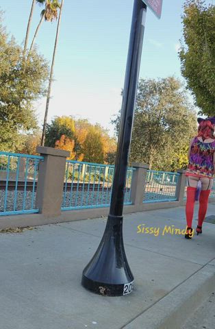 chastity crossdressing exhibitionist exposed sissy sissy slut r/caughtpublic r/exposedtostrangers