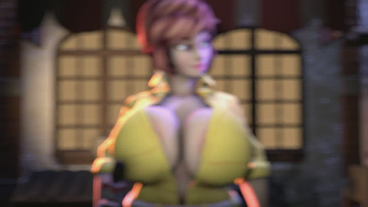 3D Animation April O'Neil Big Ass Big Balls Big Dick Big Tits Cum Missionary SFM
