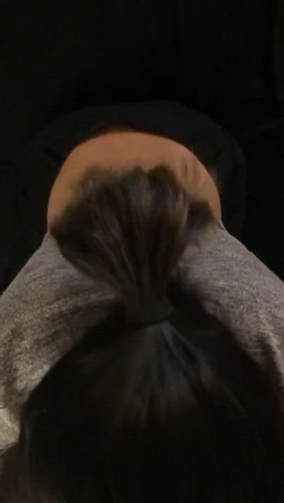 Blowjob Brunette Cum gif